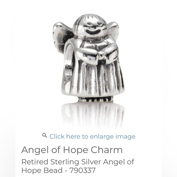 NWOT Pandora Angel of Hope charm - Picture 2 of 8